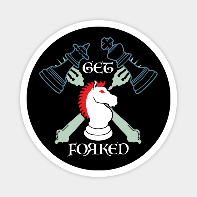 GET FORKED white wins REV Magnet by PeregrinusCreative